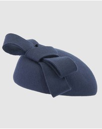 Max Alexander - Winter Felt Pillbox with Bow