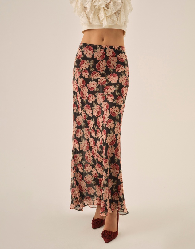 For Love & Lemons - Belmond Floral Maxi Skirt