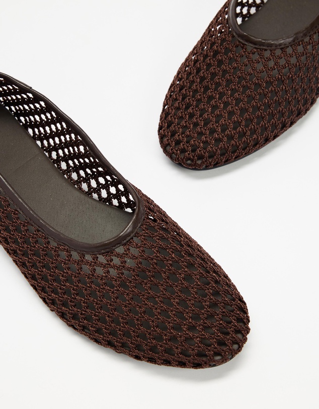 AERE - Mesh Ballet Flats