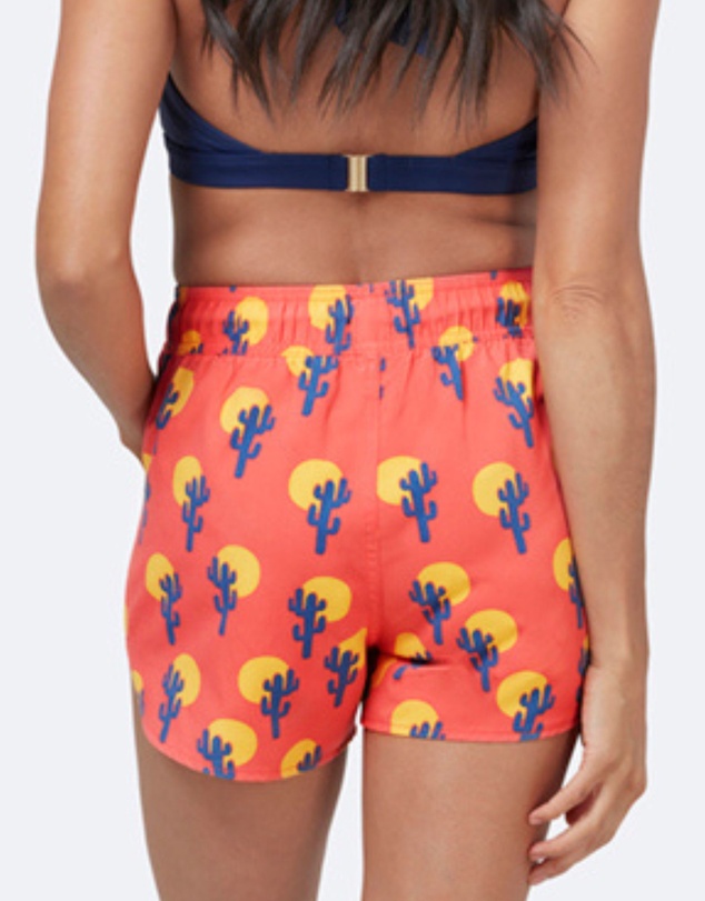 Tom & Teddy - Women's Cactus Board Shorts