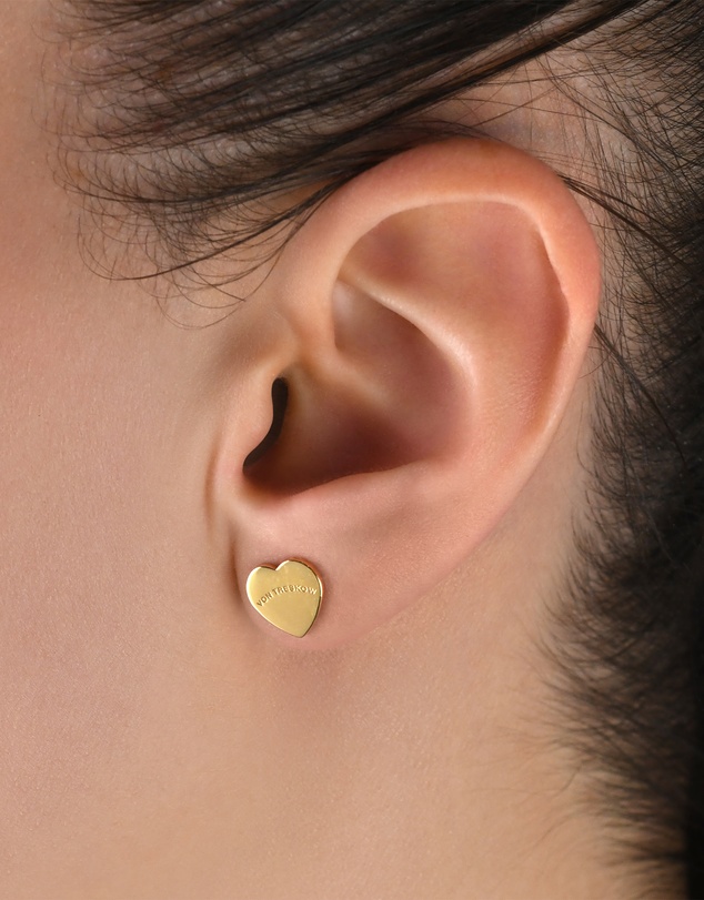 Von Treskow - Von Treskow Flat Heart Studs