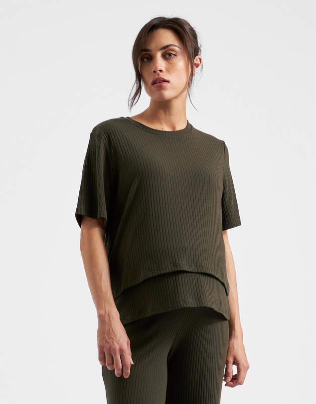 Ripe Maternity - Mike Rib Nursing Top