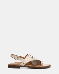 Vionic - Ella Sandal - White Leopard