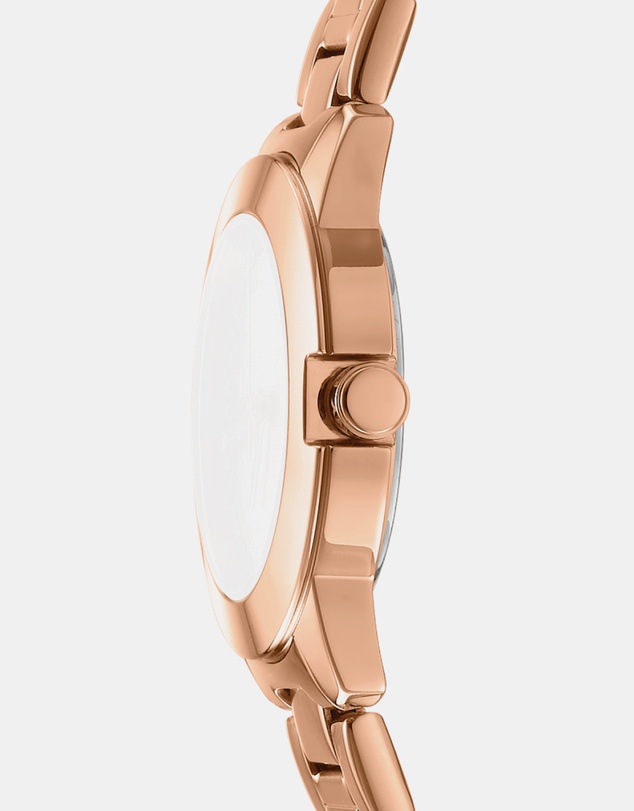 DKNY - Everyday Park Ave Logo Rose Gold Stainless Steel 30mm Watch