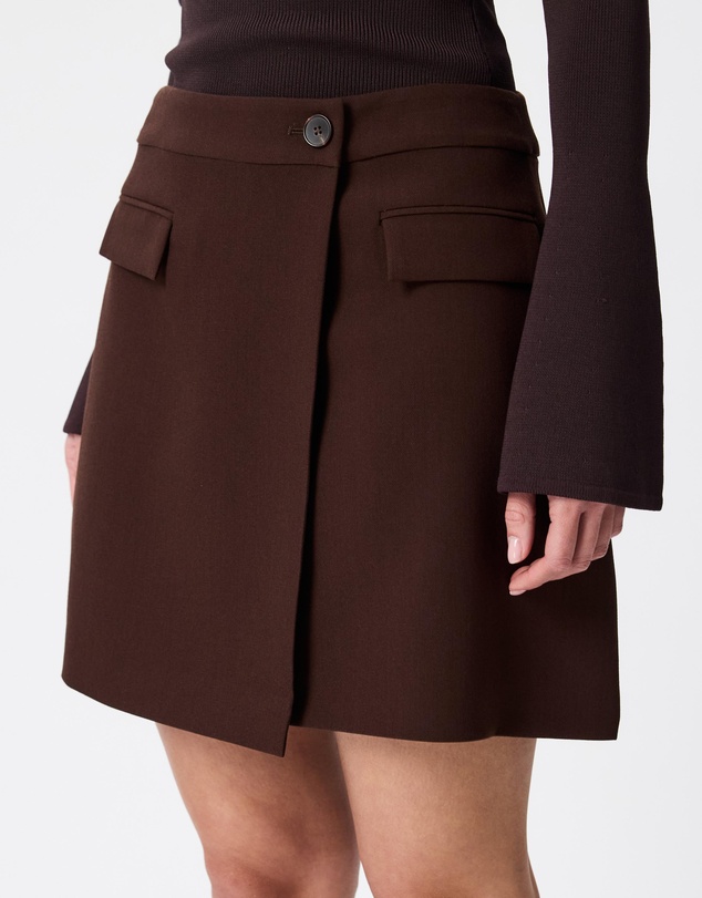 Tussah - Sarah Wrap Detail Mini Skirt