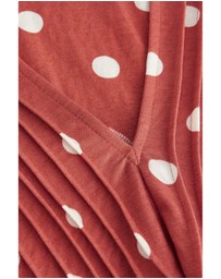 NEXT - Pintuck V-Neck Top