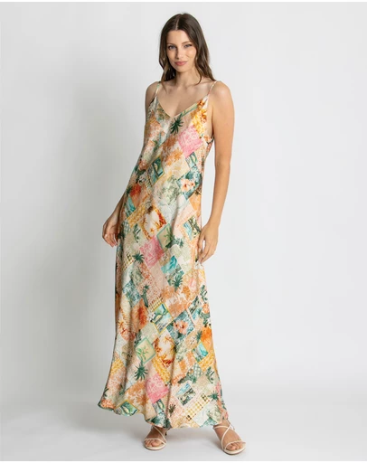 KACHEL - Hazel Slip Maxi Dress