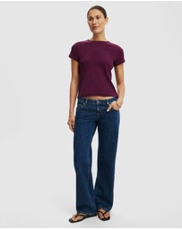 Cotton On - Low Rise Straight Jeans