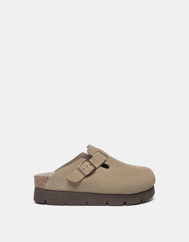 EVERAU - EverAU Ugg Brooklyn Platform Cow Suede Upper Clogs