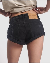 ONE TEASPOON - Bandits Low Waist Denim Shorts