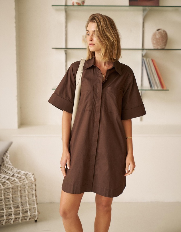 Ceres Life - Sara Mini Shirt Dress