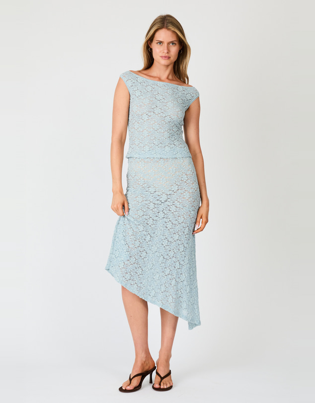 Rolla's - Fia Lace Skirt - Mist