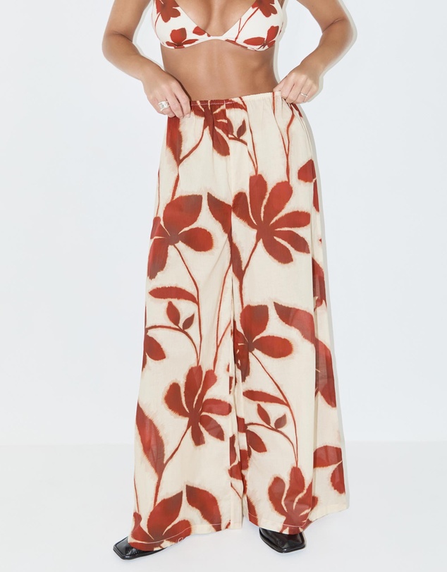 Zulu & Zephyr - Ruby Floral Cotton Pants