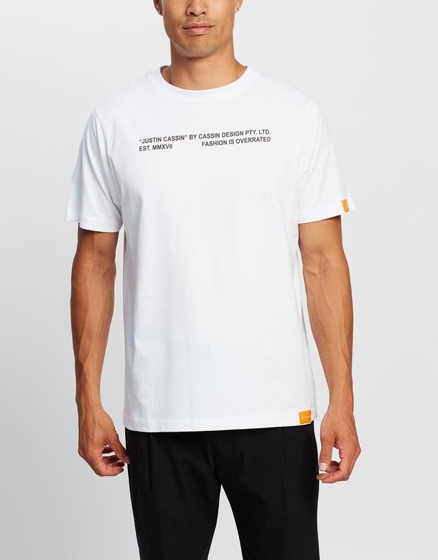 Justin Cassin - Fashion Overrated Statement T-Shirt