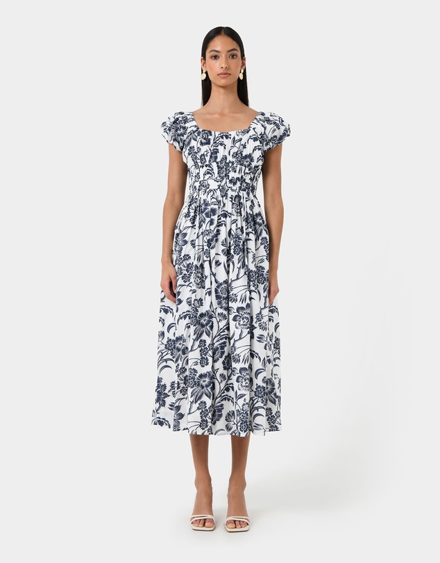 Forcast - Pearl Floral Cotton Dress