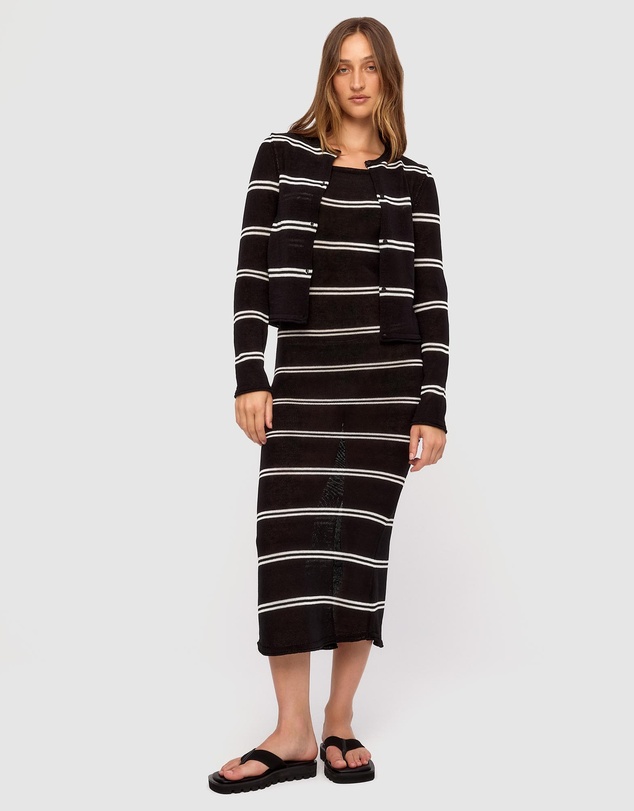 Zulu & Zephyr - Textured Knit Maxi Dress