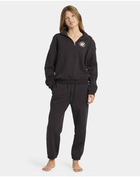 Billabong - Girls 6 to 16 Paradise Half Zip Crew Neck
