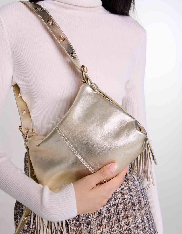 Maje - Miss M Mini Metal Handbag