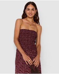MINKPINK - Sierra Ruched Maxi Dress
