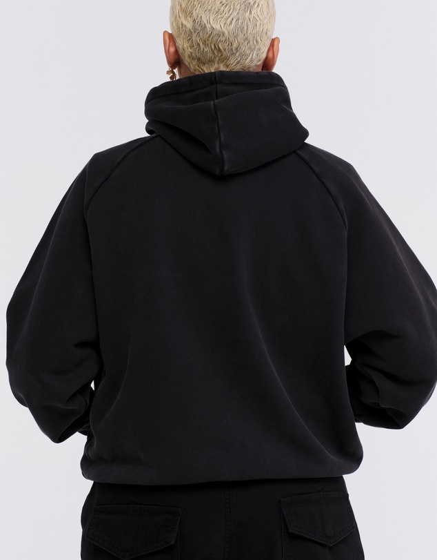 PSEUSHI - Raglan Drawstring Hoodie