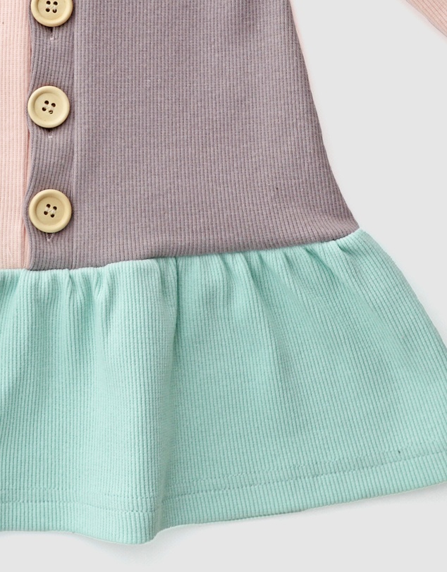 WITH LOVE FOR KIDS - Basics Long Sleeve Dress - Kids