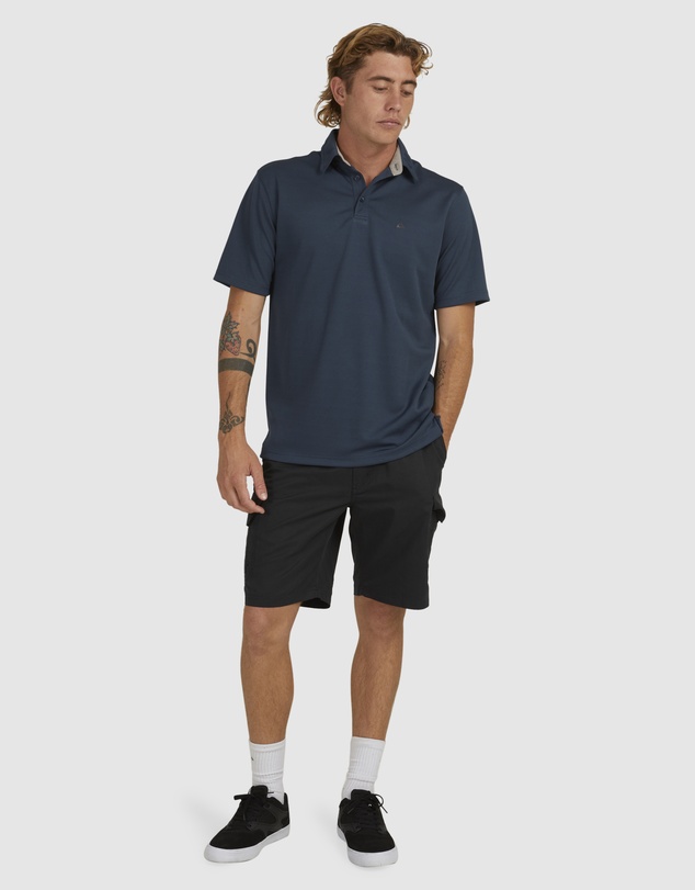 Quiksilver - Mens Waterman Water Short Sleeve Polo Shirt