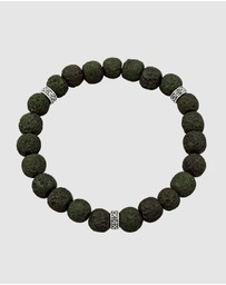 Kuzzoi - ICONIC EXCLUSIVE - Bracelet Male Beads Vintage 925 Sterling Silver