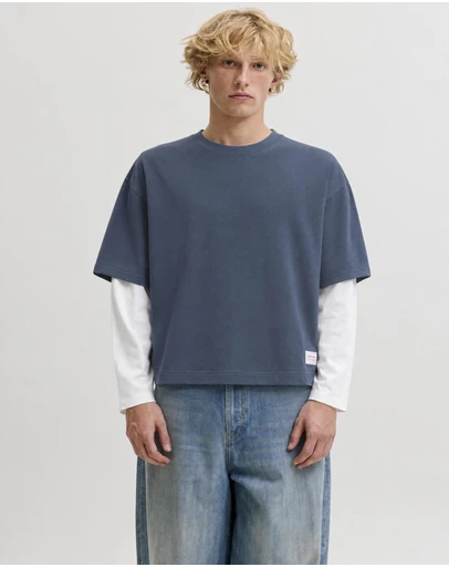 Jack & Jones - Jcoecho Double Layered Crew Neck Sweat