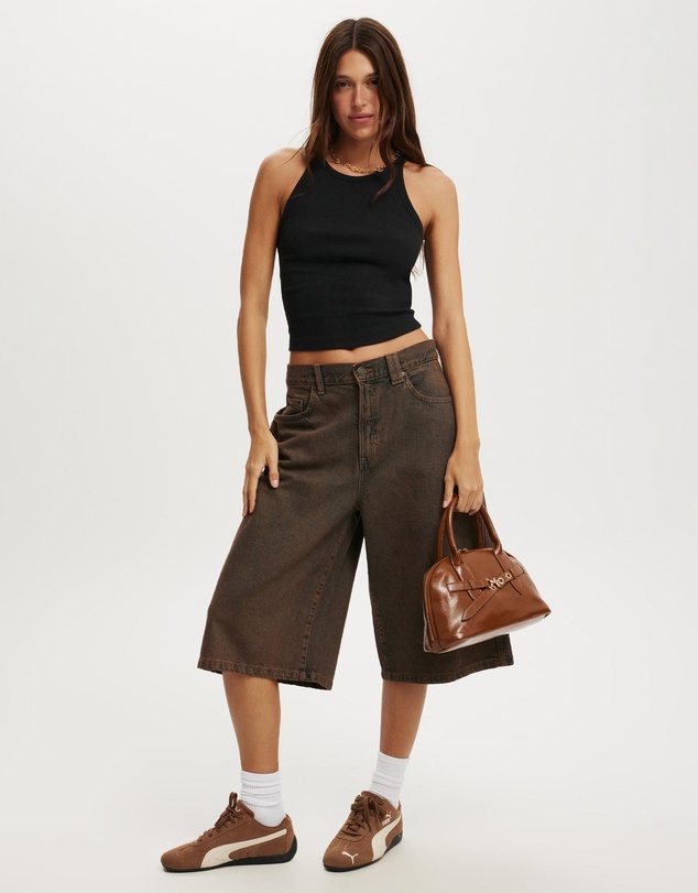 Cotton On - Goldie Rib High Neck Tank