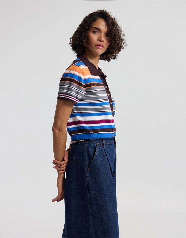 Oxford - Dina Stripe Polo