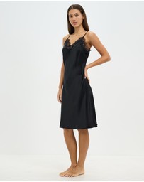 Sainted Sisters - Scarlett Silk Long Chemise