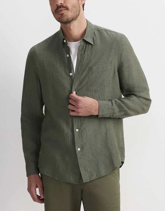 Sportscraft - Linen Long Sleeve Delave Shirt