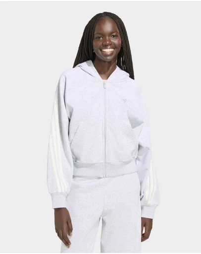adidas Sportswear - ADIDAS KIT 3-STRIPES FULL ZIP HOODIE Womens