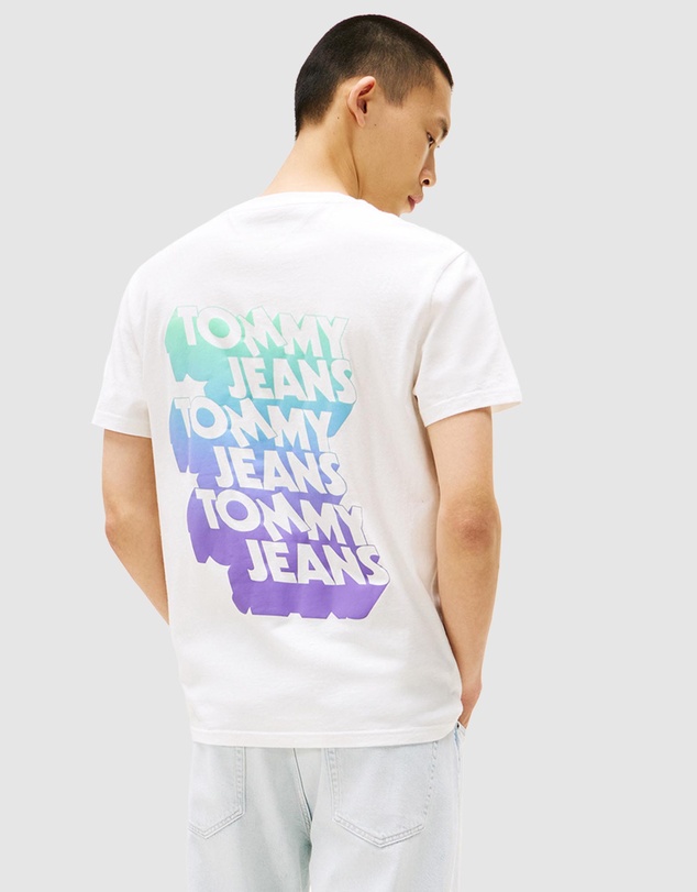 Tommy Jeans - Stack Logo Back Graphic T-Shirt - ICONIC EXCLUSIVE