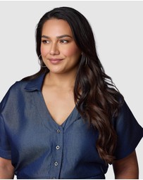 Indigo Tonic - Eve Chambray Jumpsuit
