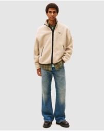Tommy Jeans - Relaxed Badge Zip Through Teddy