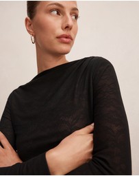 Forever New - Sloane Lace Long Sleeves Top
