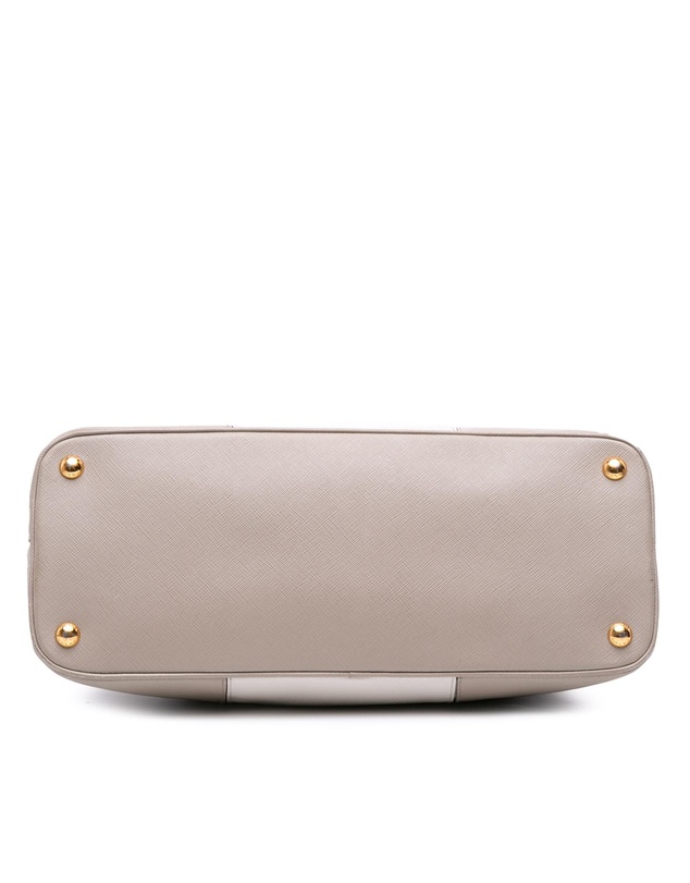 Pre-Loved by Azura Reborn - Pre-Loved Medium Bicolor Saffiano Lux Promenade Satchel