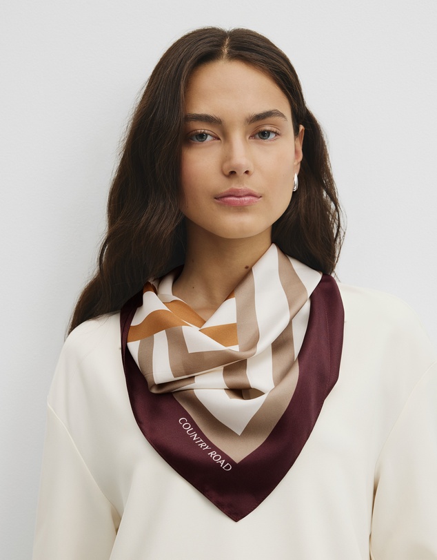 Country Road - Silk Stripe Scarf
