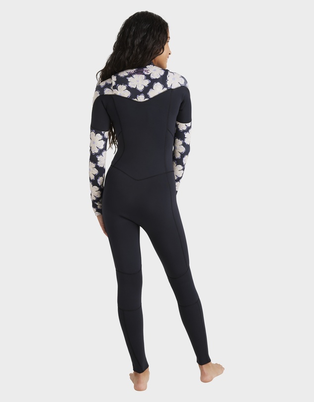 Billabong Kids - Girls 8 to 14 Salty Dayz Natural Chest Zip Wetsuit