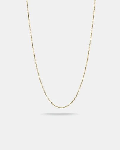 THOMAS SABO - Gold-Tone Stainless Steel Anchor Chain Necklace 1mm
