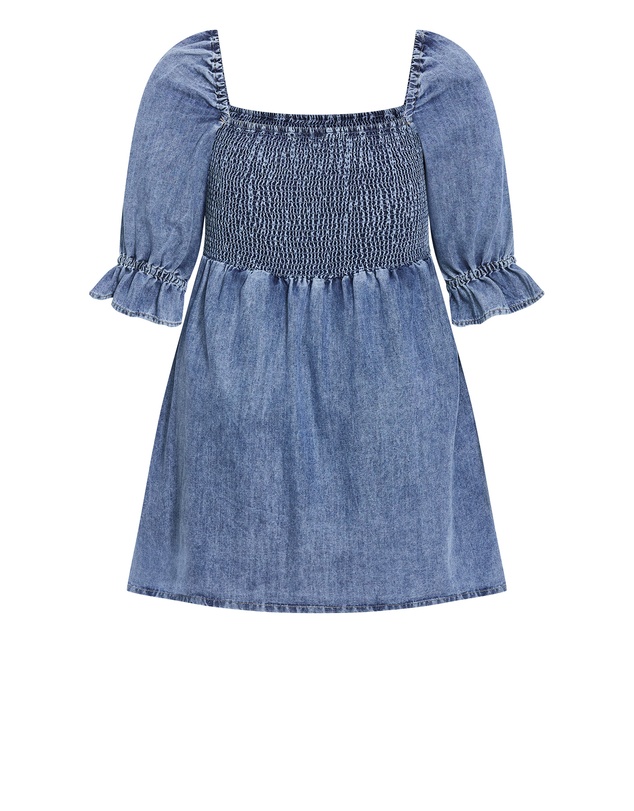 City Chic - Kaitlyn Denim Mini Dress