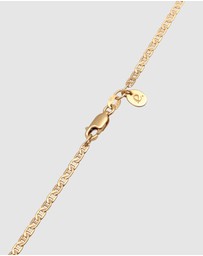 Elli Jewelry - Necklace 925 Sterling Silver Gold-Plated