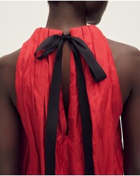 M.N.G - Nils Halter Dress With Bow Detail