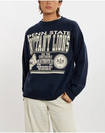 Vintage by The Real Deal - Pre Loved - 90s NCAA Penn State Nittany Lions Sweatshirt