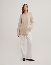 Witchery - Longline Crew Neck Knit