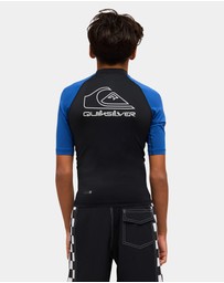 Quiksilver - Boys 8 to 16 On Tour Short Sleeve Rash Vest