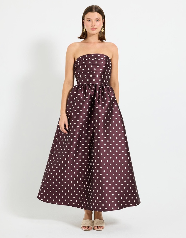 Pasduchas - Alistair Strapless Midi Dress