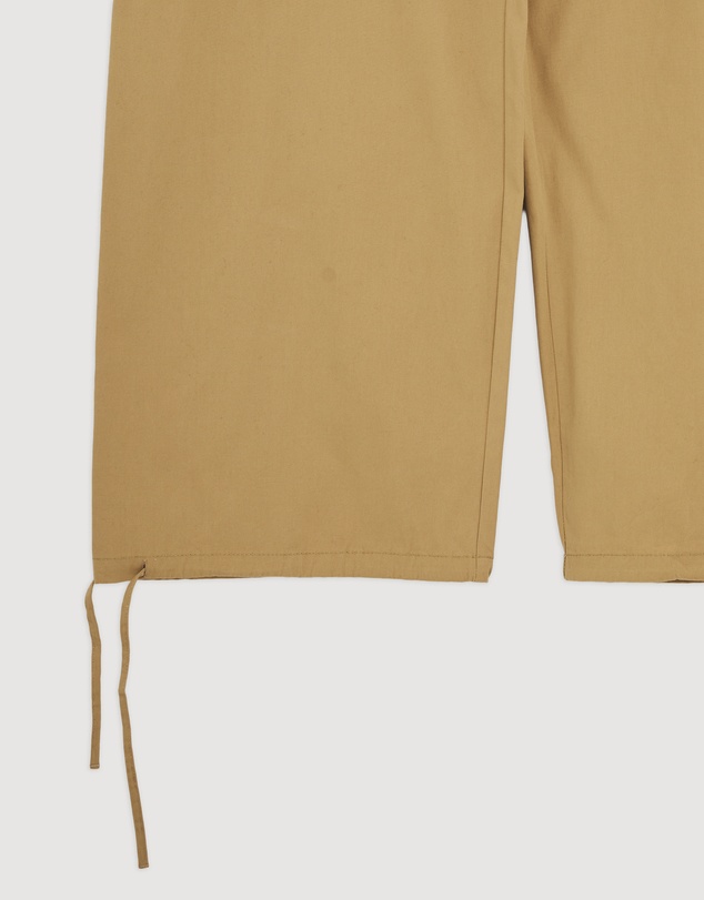 Revibe - Repaired Bassike Drawstring Detail Pull On Pants - Brand Sizing-3