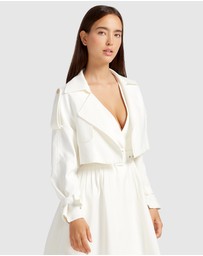 Belle & Bloom - Manhattan Cropped Trench